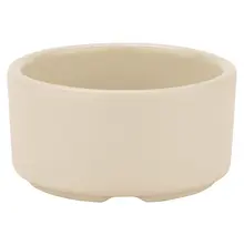 G.E.T - 3 oz Ivory Melamine Straight Ramekin (48 Per Case) - S-631-IV