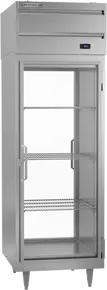Beverage-Air - 27" P Series Stainless Steel Pass-Thru Refrigerator w/ 2 Glass Swing Doors - PRD1HC-1BG