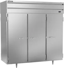 Beverage-Air - 78" P Series Stainless Steel Pass-Thru Refrigerator w/ 6 Solid Swing Doors - PRD3HC-1AS