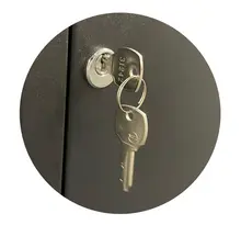 G.E.T - Eco-Takeouts Replacement Keys for BIN-1-BK & BIN-1-BK-NS (Set of 2 Keys) - BIN-KEY