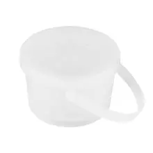 G.E.T - Eco-Takeouts 12 oz Clear Polypropylene Soup Container W/ Handle (12 Per Case) - EC-07-1-CL