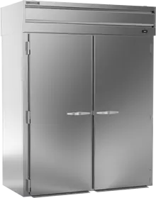 Beverage-Air - 69" P Series Stainless Steel Extra Tall Roll-Thru Refrigerator w/ 4 Solid Swing Doors - PRT2XTHC-1AS