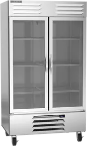 Beverage-Air - 47" Vista Reach-In Refrigerator w/ 2 Glass Swing Doors - RB44HC-1G