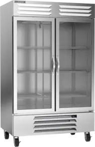 Beverage-Air - 52" Vista Reach-In Refrigerator w/ 2 Glass Swing Doors - RB49HC-1G