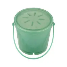 G.E.T - Eco-Takeouts 16 oz Jade Polypropylene Soup Container W/ Handle (12 Per Case) - EC-13-1-JA