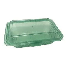 G.E.T - Eco-Takeouts 8" x 5.5" Jade Polypropylene Reusable Food Container (12 Per Case) - EC-19-JA