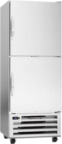 Beverage-Air - 27" RI Series Stainless Steel Pass-Thru Refrigerator w/ 4 Solid Swing Half Doors - RID18HC-HS