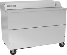 Beverage-Air - 58" Stainless Steel Forced Air Single Access Milk Cooler - SMF58HC-1-S