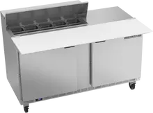 Beverage-Air - 60" Sandwich Prep Table w/ 2 Doors & 17" Cutting Board - SPE60HC-10C
