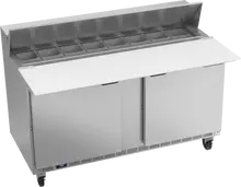 Beverage-Air - 60" Sandwich Prep Table w/ 2 Doors & 17" Cutting Board - SPE60HC-16C