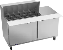 Beverage-Air - 60" Mega Top Sandwich Prep Table w/ 2 Doors - SPE60HC-18M