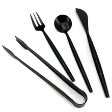 Natural Living - Black Charcuterie Utensil Set of 4