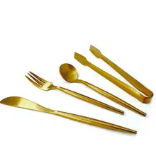 Natural Living - Gold Charcuterie Utensil Set of 4