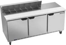 Beverage-Air - 72" Sandwich Prep Table w/ 3 Doors - SPE72HC-12