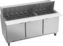 Beverage-Air - 72" Mega Top Sandwich Prep Table w/ 3 Doors - SPE72HC-30M