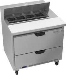 Beverage-Air - 36" Sandwich Prep Table w/ 2 Drawers - SPED36HC-08-2