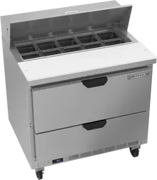 Beverage-Air - 36" Sandwich Prep Table w/ 2 Drawers - SPED36HC-10-2