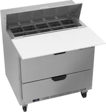 Beverage-Air - 36" Sandwich Prep Table w/ 2 Drawers & 17" Cutting Board - SPED36HC-10C-2