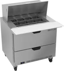 Beverage-Air - 36" Mega Top Sandwich Prep Table w/ 2 Drawers - SPED36HC-12M-2