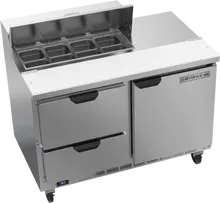 Beverage-Air - 48" Sandwich Prep Table w/ 2 Drawers & 1 Door - SPED48HC-08-2