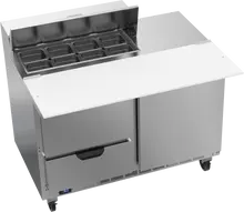 Beverage-Air - 48" Sandwich Prep Table w/ 2 Drawers, 1 Door & 17" Cutting Board - SPED48HC-08C-2