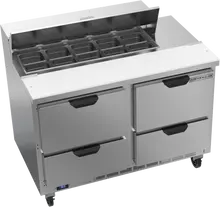 Beverage-Air - 48" Sandwich Prep Table w/ 4 Drawers - SPED48HC-10-4