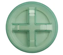 G.E.T - Eco-Takeouts 6.5" Jade Polypropylene Lid For EC-26 (288 Per Case) - EC-26-1-LID-JA
