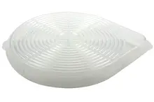 G.E.T - Eco-Takeouts 14.21" x 13.94" Clear Polypropylene Reusable Whole Pizza Container (24 Per Case) - EC-27-1-CL