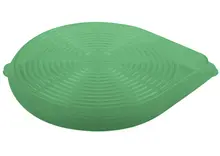 G.E.T - Eco-Takeouts 14.21" x 13.94" Jade Polypropylene Reusable Whole Pizza Container (24 Per Case) - EC-27-1-JA