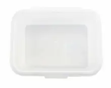G.E.T - Eco-Takeouts 16.6" x 5" Clear Polypropylene Food Container W/ Hinged Lid (48 Per Case) - EC-28-1-CL