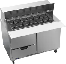 Beverage-Air - 48" Mega Top Sandwich Prep Table w/ 2 Drawers & 1 Door - SPED48HC-18M-2
