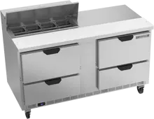 Beverage-Air - 60" Sandwich Prep Table w/ 4 Drawers - SPED60HC-08-4