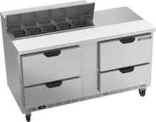 Beverage-Air - 60" Sandwich Prep Table w/ 4 Drawers - SPED60HC-10-4