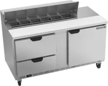 Beverage-Air - 60" Sandwich Prep Table w/ 2 Drawers & 1 Door - SPED60HC-12-2
