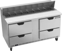 Beverage-Air - 60" Sandwich Prep Table w/ 4 Drawers - SPED60HC-16-4