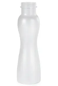 G.E.T - 32 oz Frosted Clear Polycarbonate Salad Dressing Bottle (12 Per Case) - SDB-32-PC-B