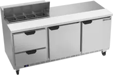Beverage-Air - 72" Sandwich Prep Table w/ 2 Drawers & 2 Doors - SPED72HC-08-2