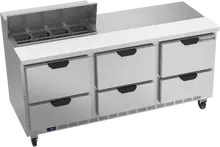 Beverage-Air - 72" Sandwich Prep Table w/ 6 Drawers - SPED72HC-08-6