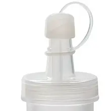 G.E.T - Clear Salad Dressing Lid Stopper for SDB-16 & SDB-32 (12 Per Case) - LID w/STOPPERCL