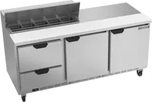 Beverage-Air - 72" Sandwich Prep Table w/ 2 Drawers & 2 Doors - SPED72HC-10-2