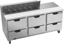 Beverage-Air - 72" Sandwich Prep Table w/ 6 Drawers - SPED72HC-12-6