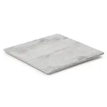 G.E.T - Madison Avenue 12" White Birch Wood Square Melamine Display Board (6 Per Case) - SB-1212-WBW