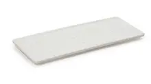 G.E.T - Madison Avenue 14.5" x 6" Granite White Rectangular Melamine Display Board (6 Per Case) - SB-1460-GW