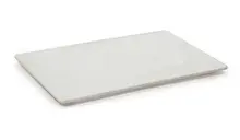 G.E.T - Madison Avenue 18" x 12" Granite White Rectangular Melamine Display Board (3 Per Case) - SB-1812-GW