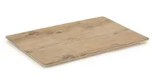 G.E.T - Madison Avenue 18" x 12" Oak Wood Rectangular Melamine Display Board (3 Per Case) - SB-1812-OW