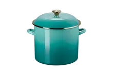 Le Creuset - 11.4 L (12 QT) Bleu Riviera Stockpot
