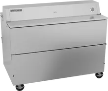 Beverage-Air - 58" Stainless Steel Forced Air Dual Access Milk Cooler - STF58HC-1-S