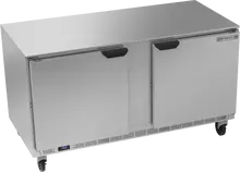 Beverage-Air - 60" Mobile Undercounter Freezer w/ 2 Solid Swing Doors - UCF60AHC