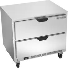 Beverage-Air - 36" Mobile Undercounter Freezer w/ 2 Drawers - UCFD36AHC-2