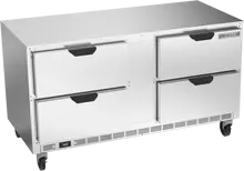 Beverage-Air - 60" Mobile Undercounter Freezer w/ 4 Drawers - UCFD60AHC-4